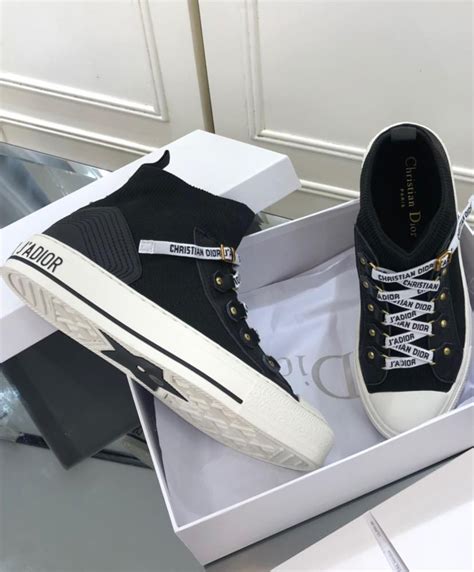 dior walk'n'dior high top sneaker|Dior Sneakers aus Leder .